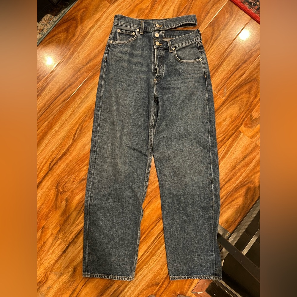 AGOLDE Cut Out waistband Jeans